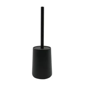 Brosse wc + support noir mat